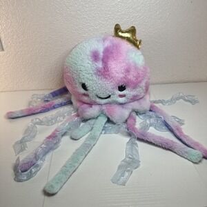 2 Scoops Tie-Dye Jellyfish w/ Crown Plush Sea Life Under the Sea